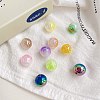 Opaque Acrylic Beads OACR-E028-02-1
