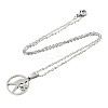 Non-Tarnish 201 Stainless Steel Pendants Necklaces NJEW-S105-JN626-7-2