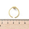 Clear Cubic Zirconia Open Cuff Rings RJEW-A061-03G-3