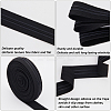 Flat Polyester Non-Slipped Elastic Cord OCOR-GF0003-16A-01-6