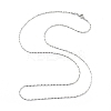 Non-Tarnish 304 Stainless Steel Boston Link Chain Necklaces LS-NJEW-I248-20P-1