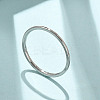 304 Stainless Steel Plain Band Rings STAS-I160-F03-P-1
