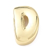 Brass Initial Beads KK-B167-27G-01D-1