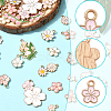 80Pcs 20 Styles Alloy Enamel Pendants ENAM-SC0007-05-3