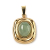 Natural Green Aventurine Pendants STAS-D209-01G-11-1