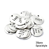 30Pcs 6 Styles Tibetan Style Alloy Pendants FIND-YW0004-86-2