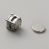 Clear Cubic Zirconia Flat Round Clip-on Earrings EJEW-TAC0017-08-2