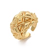 Brass Cuff Rings for Women RJEW-U041-04G-4