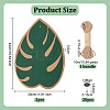 2Pcs Cork Sheets Plain with 1 Bundle Jute Cord AJEW-OC0005-34B-2