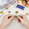 12Pcs 6 Colors Transparent Epoxy Resin Pendants RESI-SC0002-93-3