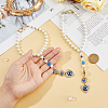 2Pcs Alloy Rhinestone Pendant Decorations HJEW-FH00021-3