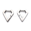 Tarnish Resistant 304 Stainless Steel Huggie Hoop Earrings STAS-J033-17A-P-2