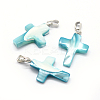 Shell Pendants SSHEL-E565-B-02P-2