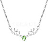 Deer Urn Ashes Pendant Necklace PW-WG78BFC-08-1