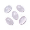 Natural Rose Quartz Cabochons G-F605E-01A-1