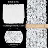 5Yards Polyester Lace Trim Ribbon for Jewelry Making OCOR-GF0004-78A-2