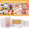 Cardboard Drawer Gift Storage Boxes with Clear Cover CON-WH0092-72C-01-7