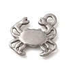 Anti-Tarnish 304 Stainless Steel Pendants STAS-M075-08P-1