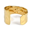 304 Stainless Steel Textured Cuff Bangles for Women BJEW-Z077-02G-3