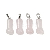 Natural Rose Quartz Pendants G-C184-03C-1