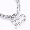(Jewelry Parties Factory Sale)304 Stainless Steel Multi-strand Bracelets BJEW-H574-01P-4