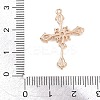 Easter Brass Micro Pave Clear Cubic Zirconia Pendants KK-D265-04G-3