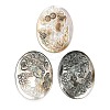 Natural Black Lip Shell Cabochons SSHEL-I026-04B-05-1