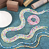  8 Strands 8 Color Glass Seed Bead Strands GLAA-TA0001-46-4