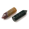 Natural Indian Agate Pointed Pendants G-C158-05K-2