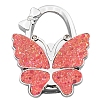 Glitter Butterfly Zinc Alloy Crystal Rhinestone Bag Hanger LS-BAGH-F001-A14-1
