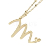 304 Stainless Steel Pendant Necklaces NJEW-H029-02G-M-1