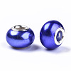 Imitation Pearl Style Resin European Beads RPDL-T003-001C-2