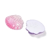 Opaque Resin & Paillette Cabochons X-RE-CBA6E1B-01-2