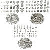 64Pcs 30 Styles Tibetan Style Alloy European Dangle Charms FIND-YW0006-73-2