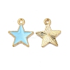 Alloy Enamel Pendants ENAM-C005-01G-02-1