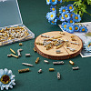 200Pcs 20 Style Tibetan Style Alloy Beads FIND-CD0001-33-6