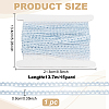 15 Yards Polyester Lace Trims SRIB-MA0001-09A-2