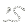 SHEGRACE Brass Curb Chain Extender XGR0150P-165P-2