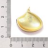 Real 18K Gold Plated Rack Plating Brass Enamel Pendants KK-M293-32G-03-3