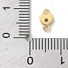 Brass Pave Cubic Zirconia Heart Connector Charms KK-G548-18G-03-3