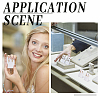 10Pcs Acrylic Earring Stands Displays EDIS-PH0001-16-3