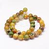 Natural Striped Agate/Banded Agate Bead Strands G-K155-A-10mm-08-2