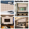 Square Mosaic Aluminum Plastic Self-Adhesive Wall Stickers DIY-WH0257-15B-3