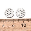 Hollow 304 Stainless Steel Charms STAS-G385-05P-03-3