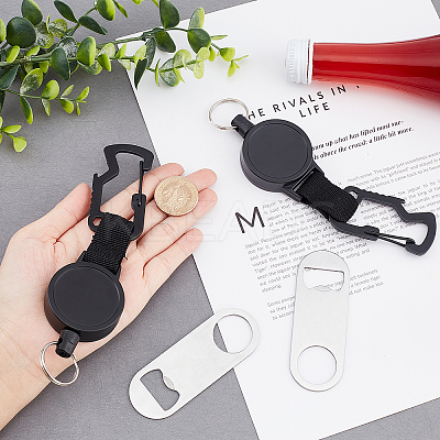 DIY Bottle Opener Keychain Making Kit DIY-AR0002-49-1
