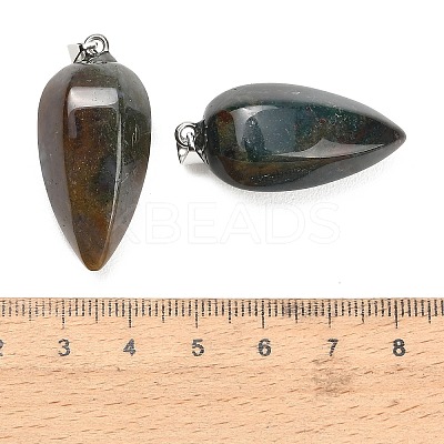 Natural Indian Agate Pendants GG-K002-16C-1