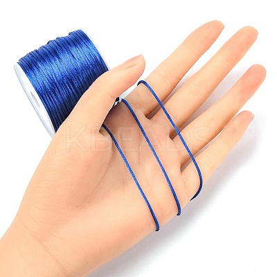 30M Nylon Satin Rattail Cords NWIR-YW0001-04-16-1