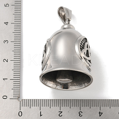 304 Stainless Steel Big Pendants STAS-Z097-01AS-04-1