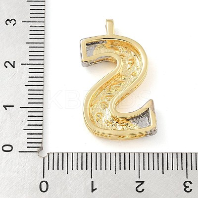 Brass Pendants PALLOY-S036-01G-S-1