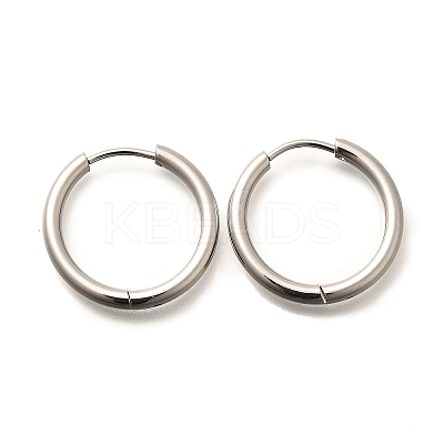 304 Stainless Steel Hoop Earrings for Women EJEW-M068-15E-P-1